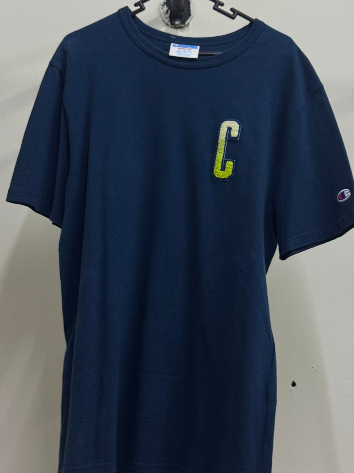 Champion Small Logo Dark Blue Tee