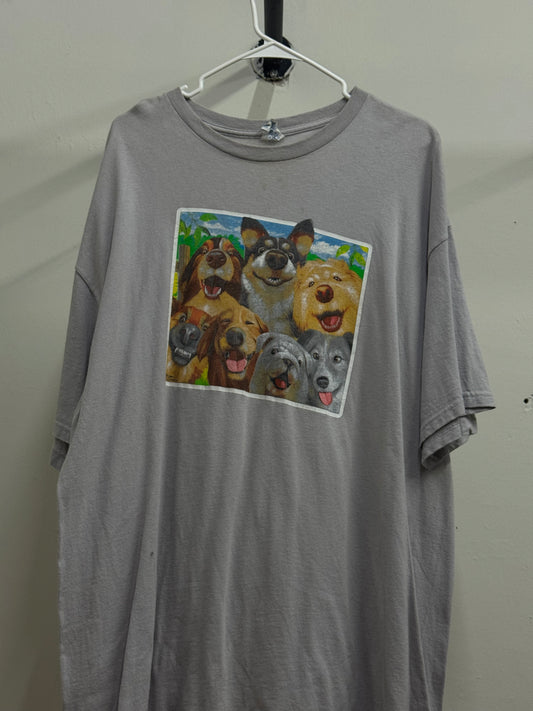 Delta Pro Weight Dogs Light Gray Tee