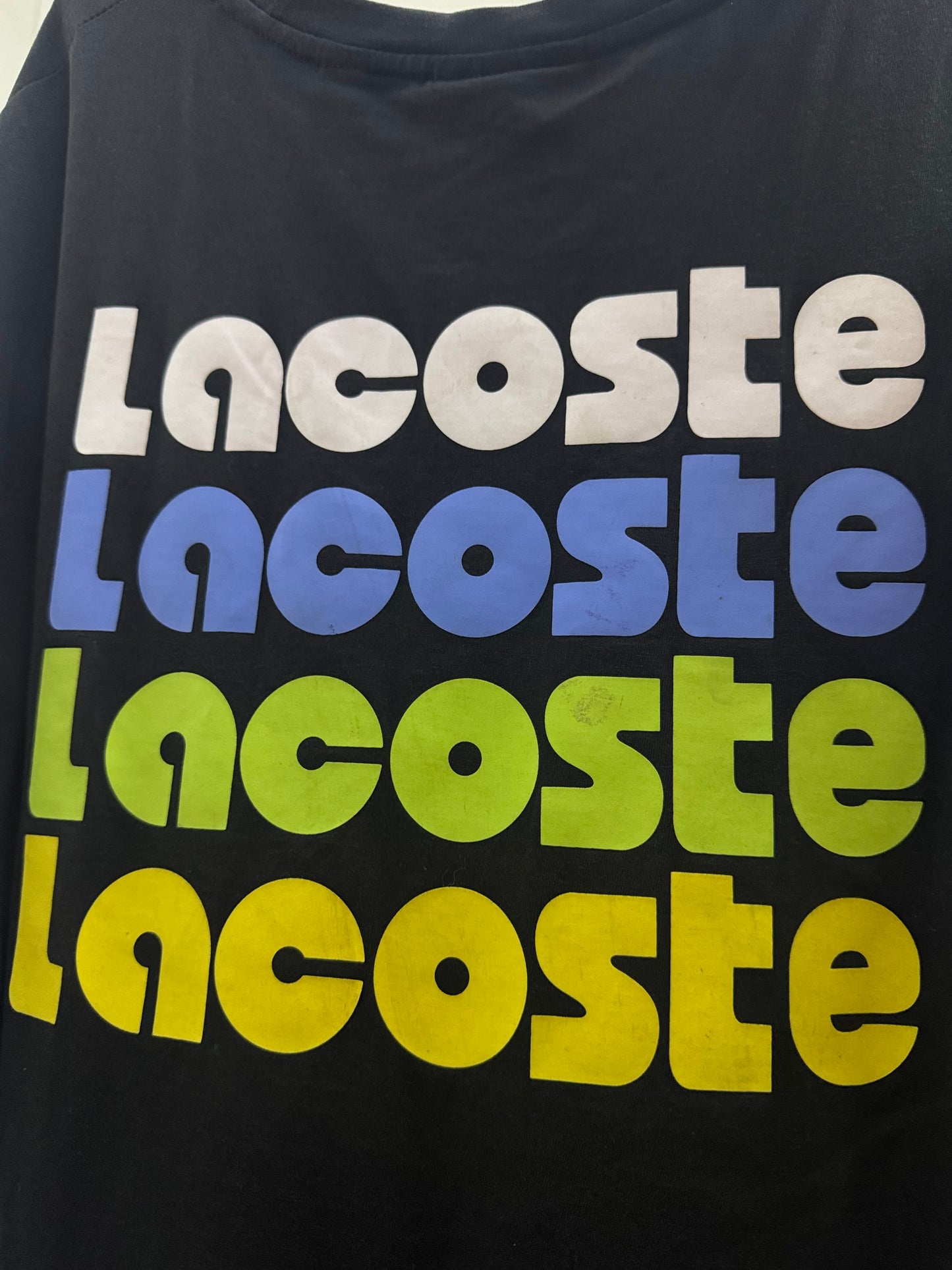 Lacoste Regular Fit Black Tee