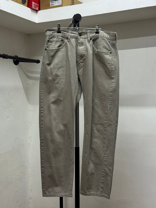Levi's 505 Straight Cut Khaki Denim Jeans