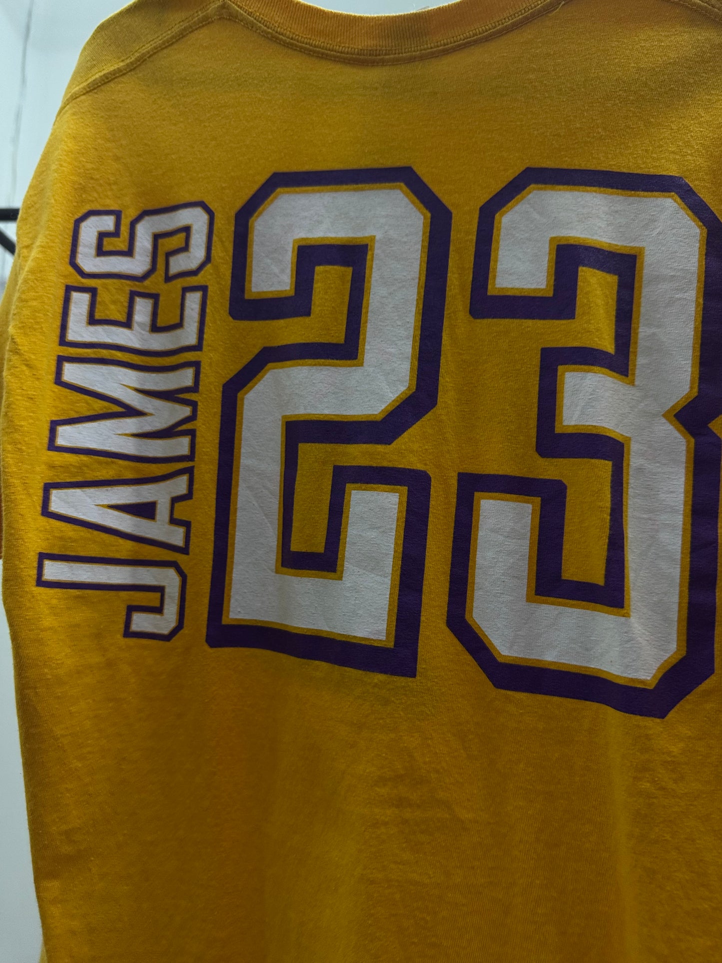 Lakers Basketball Yellow Tee