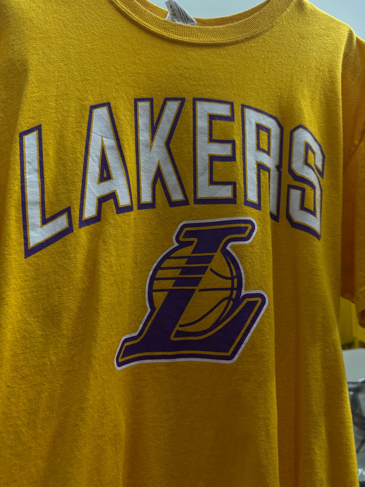 Lakers Basketball Yellow Tee