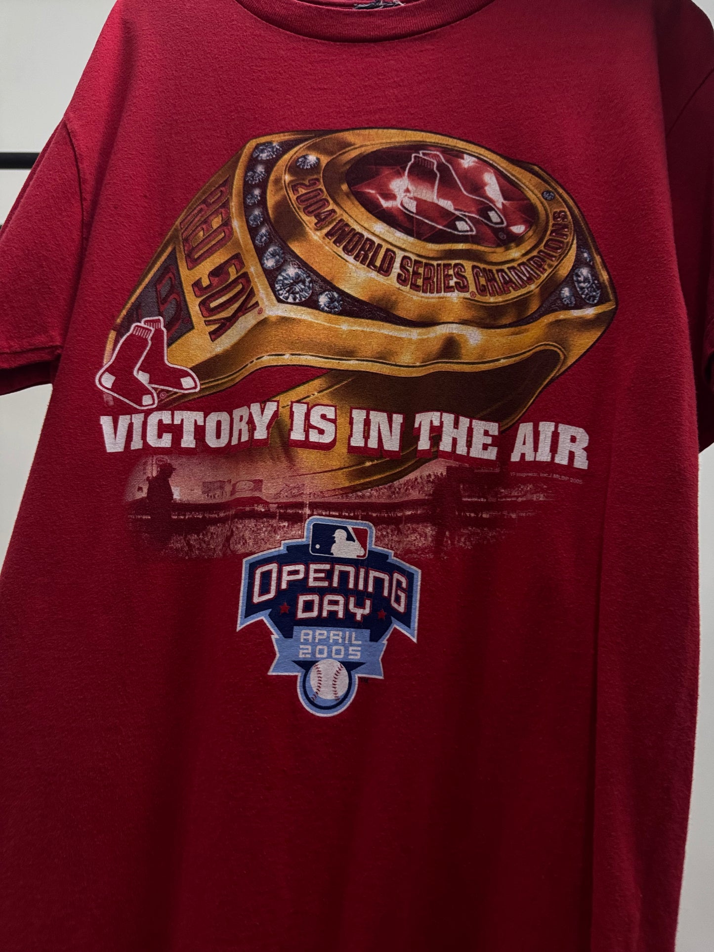 Baseball Opening Day Red Tee