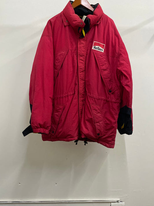 Malboro Country High Neck Red Jacket