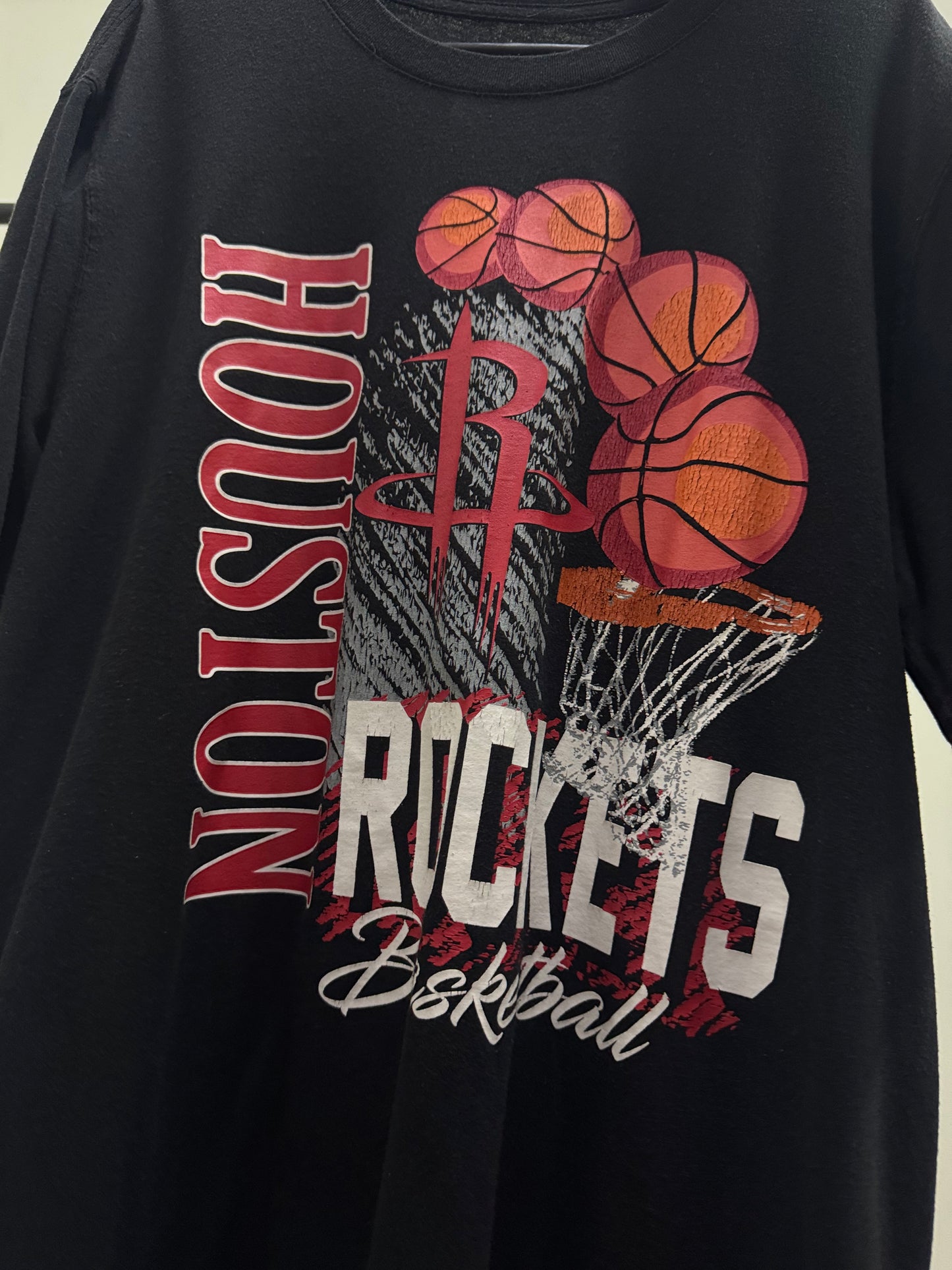 NBA Houston Rockets Black Tee