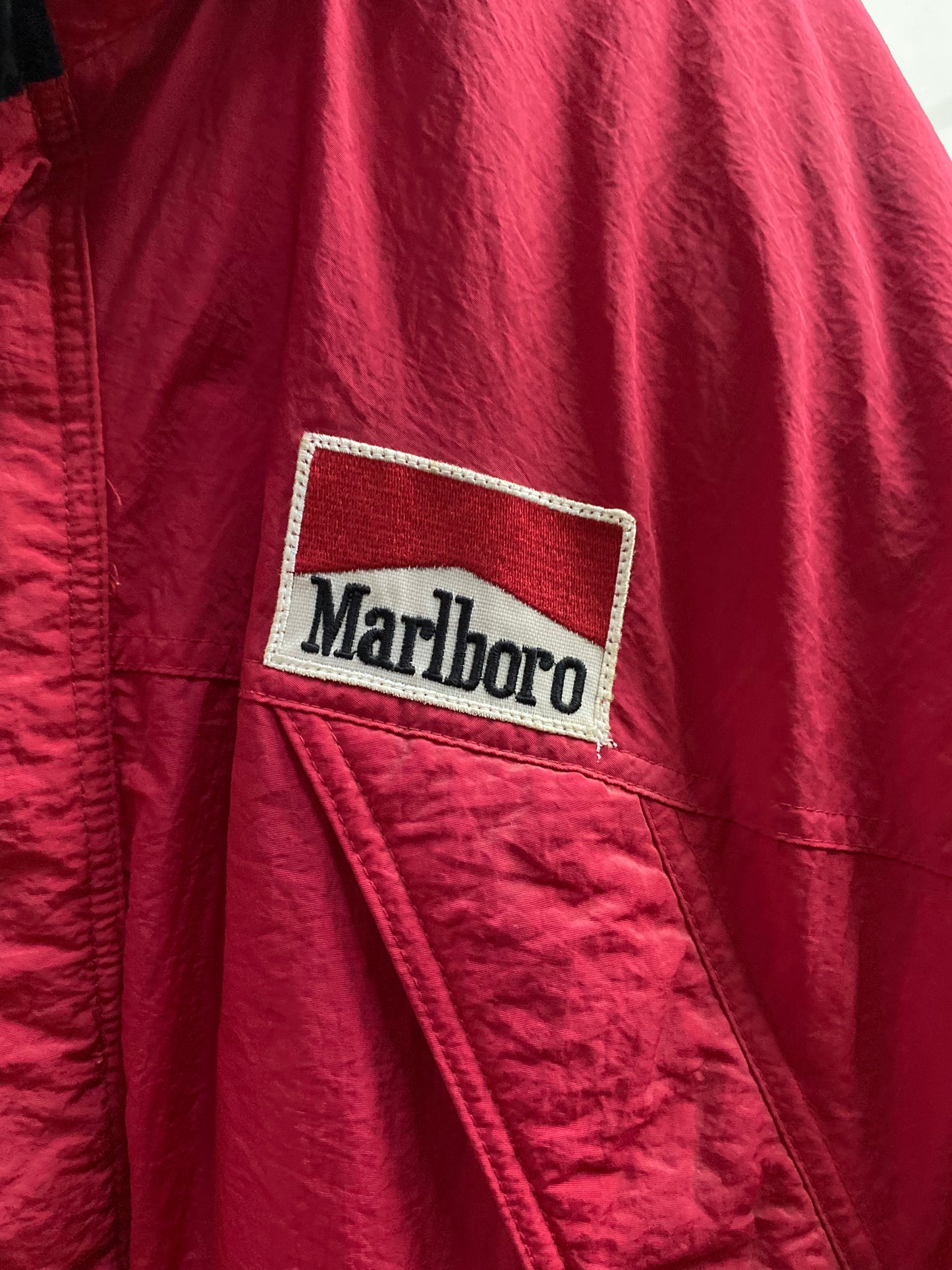 Malboro Country High Neck Red Jacket