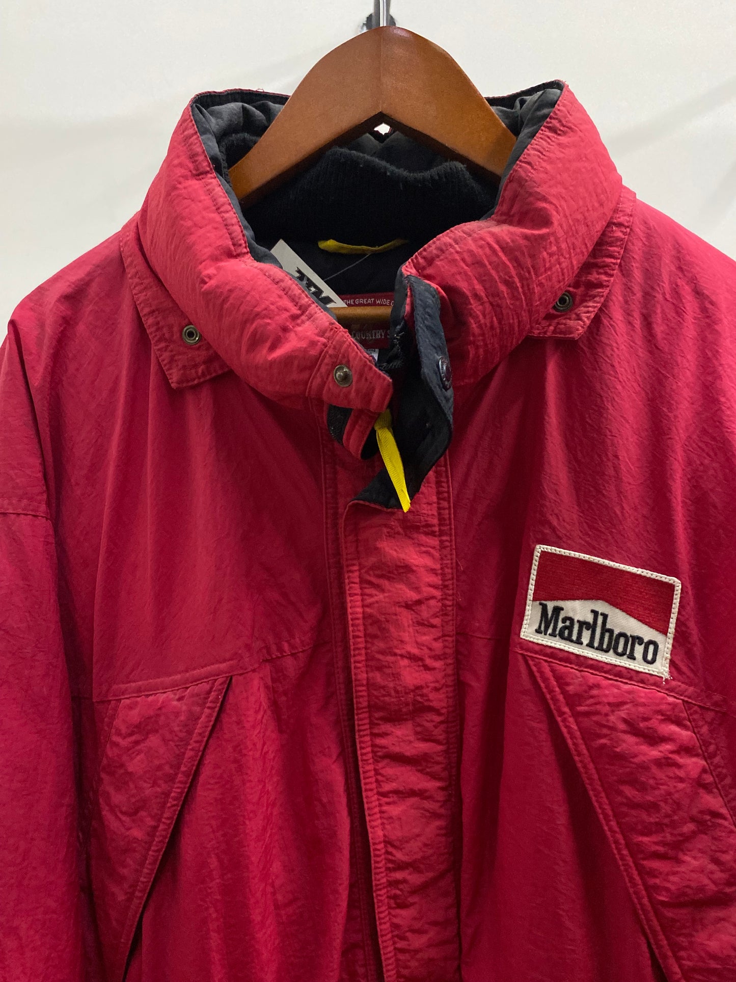Malboro Country High Neck Red Jacket