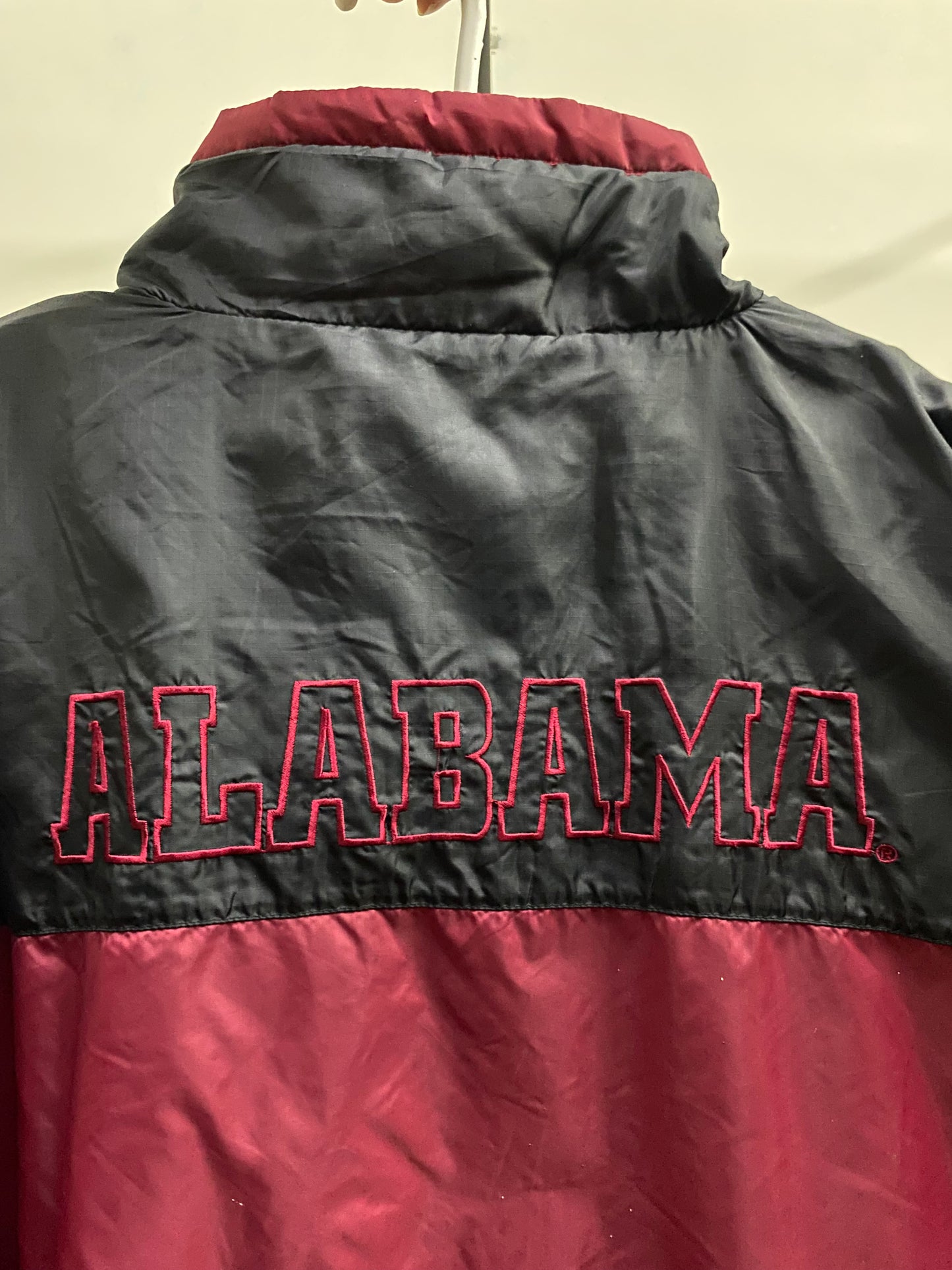 Vintage Alabama Team Starter Burgundy WindBreaker Jacket
