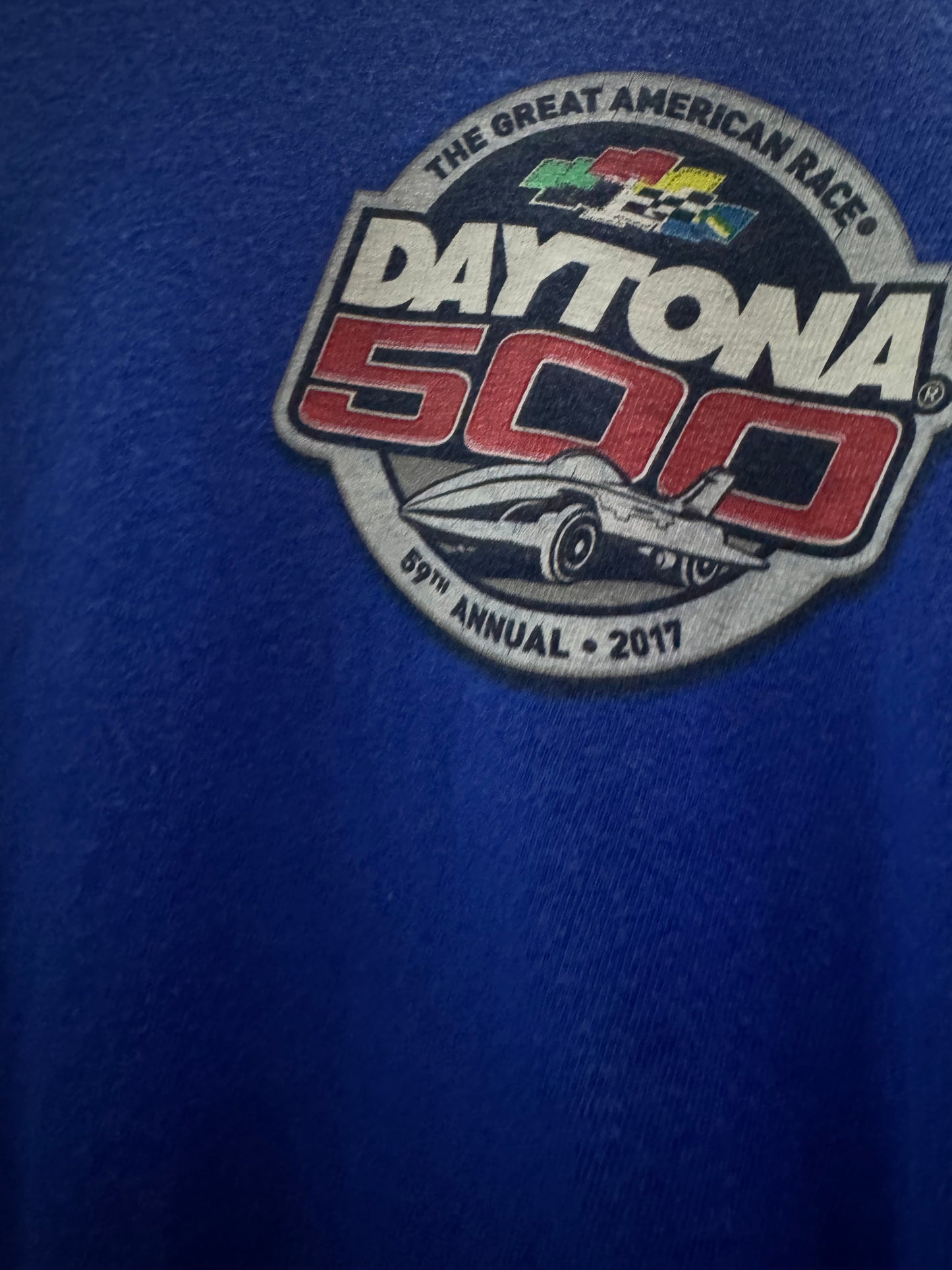 Nascar Daytona 500 Long Sleeve Blue Shirt
