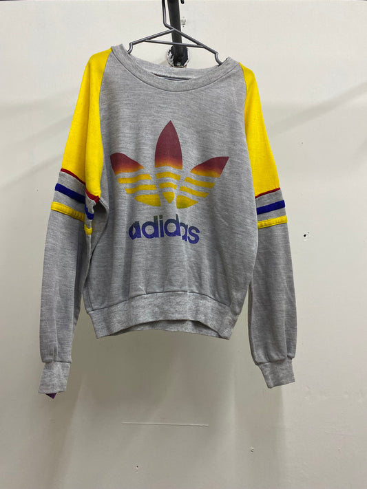 Adidas Rainbow Grey Sweater