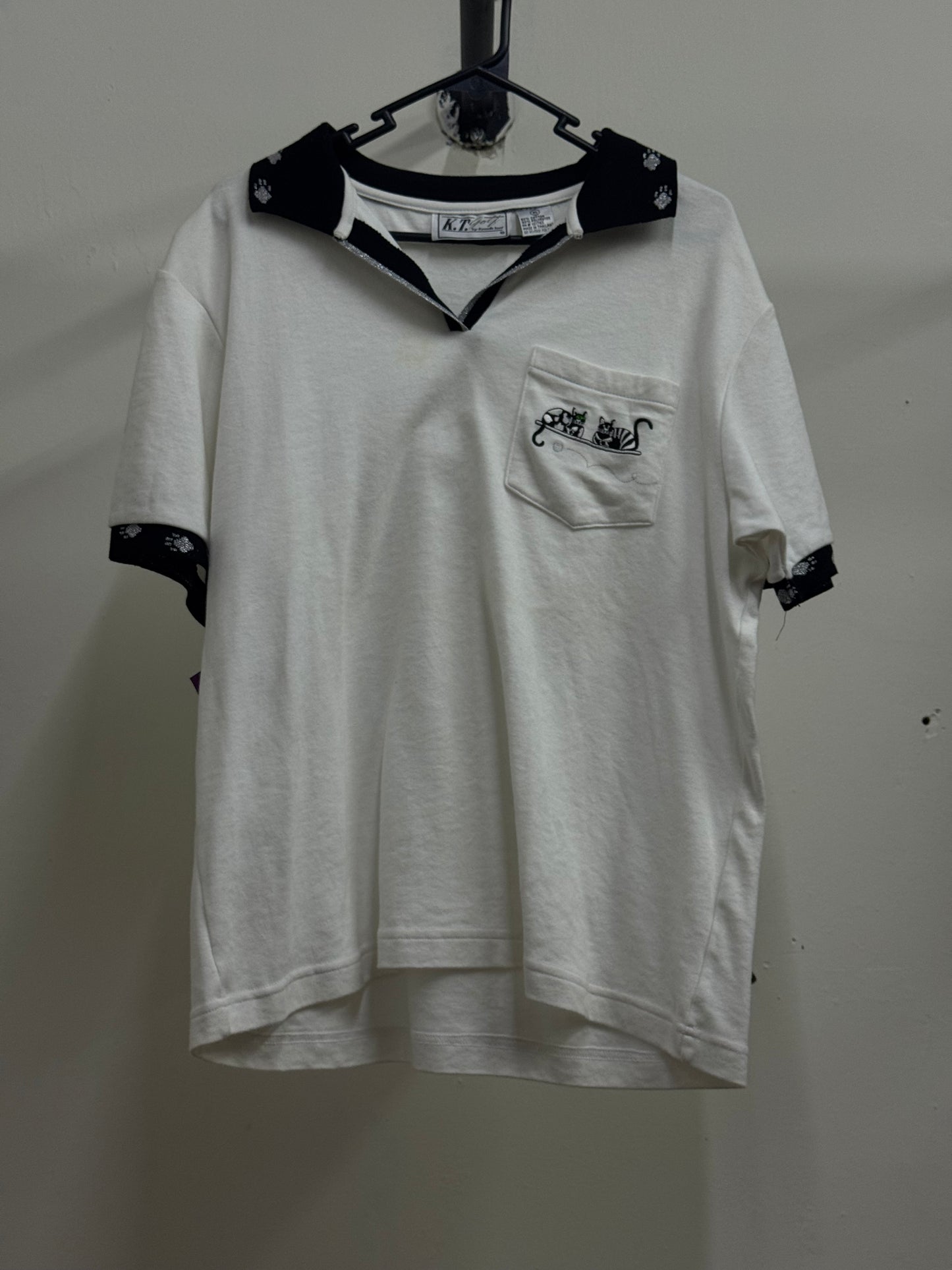 K.T. Golf White Shirt