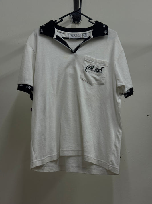 K.T. Golf White Shirt