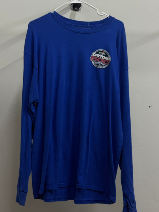 Nascar Daytona 500 Long Sleeve Blue Shirt