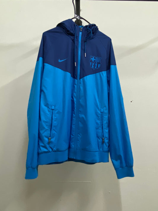 Nike Barcelona Zip-Up WindBreaker Blue Jacket