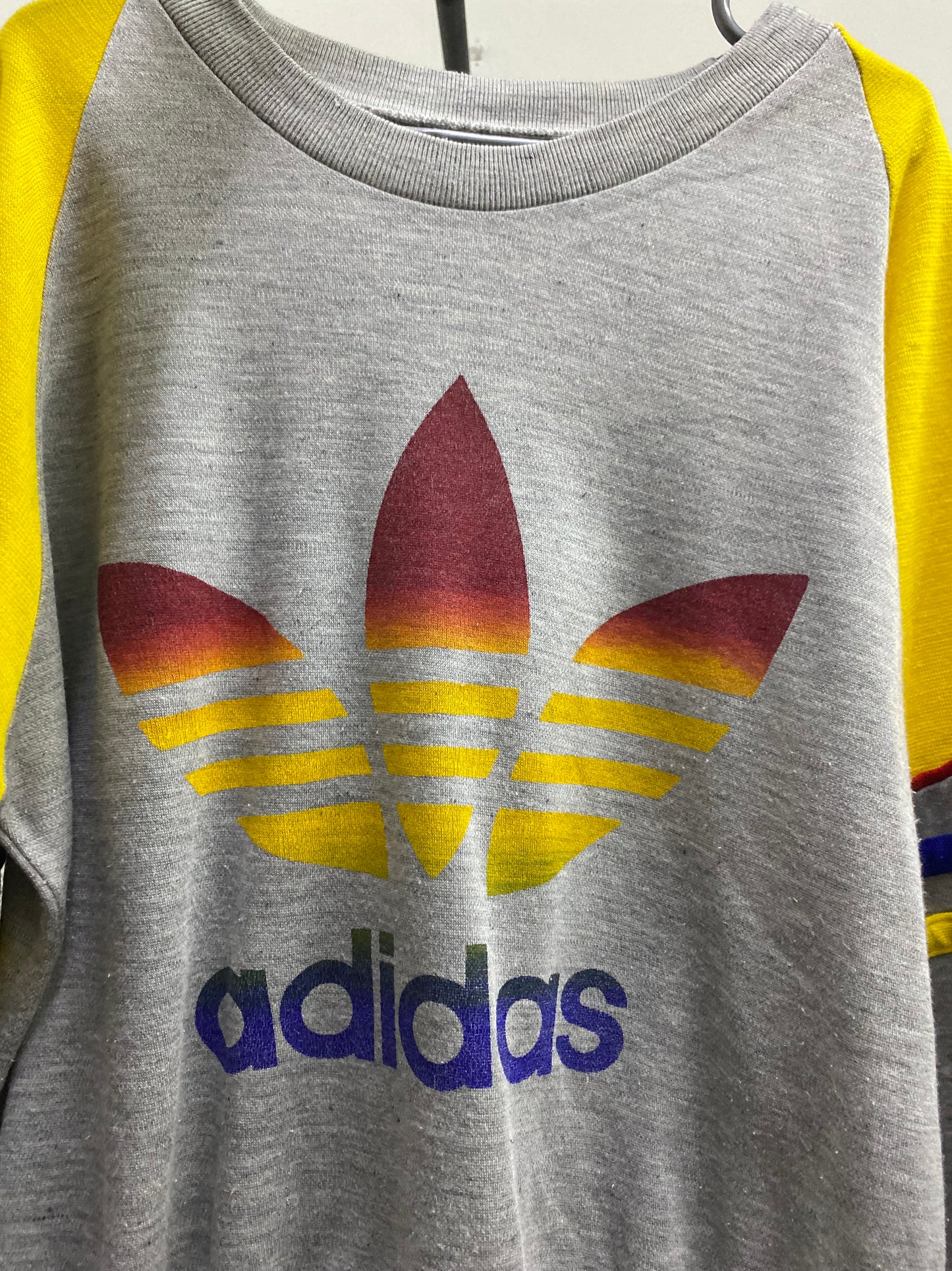 Adidas Rainbow Grey Sweater