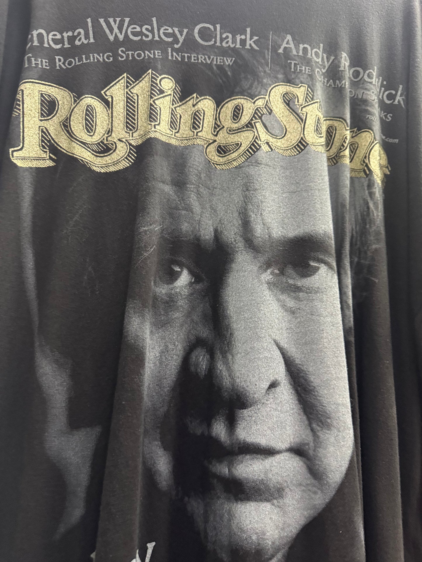 Rolling Stone Collection Black Graphic Tee