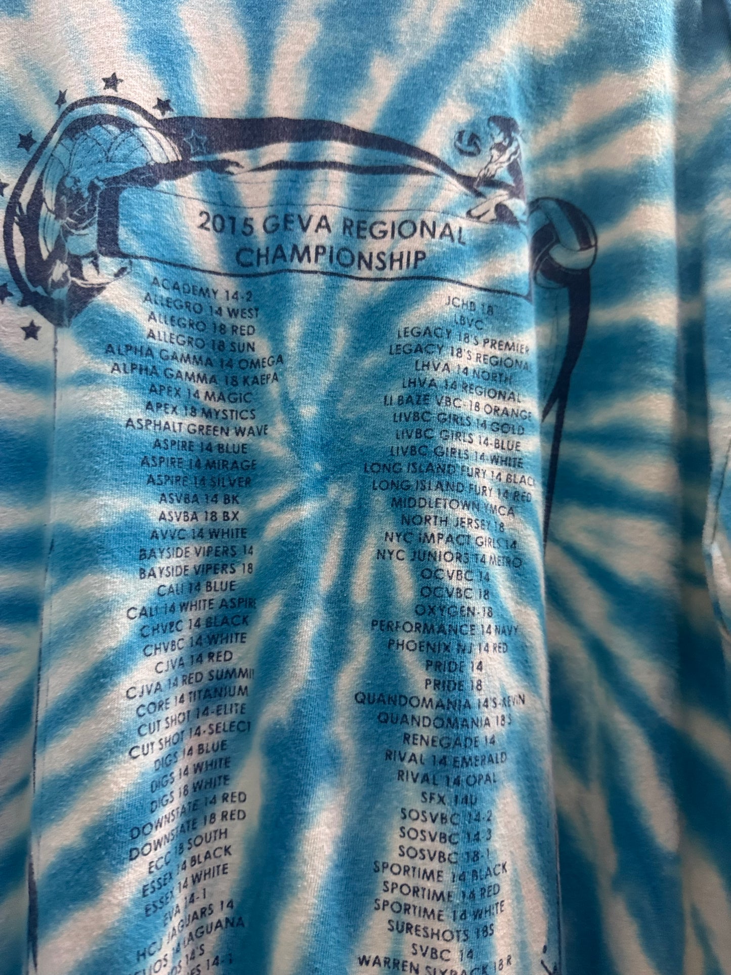 Geva Regional Championship 2015 Long Sleeve Blue Shirt