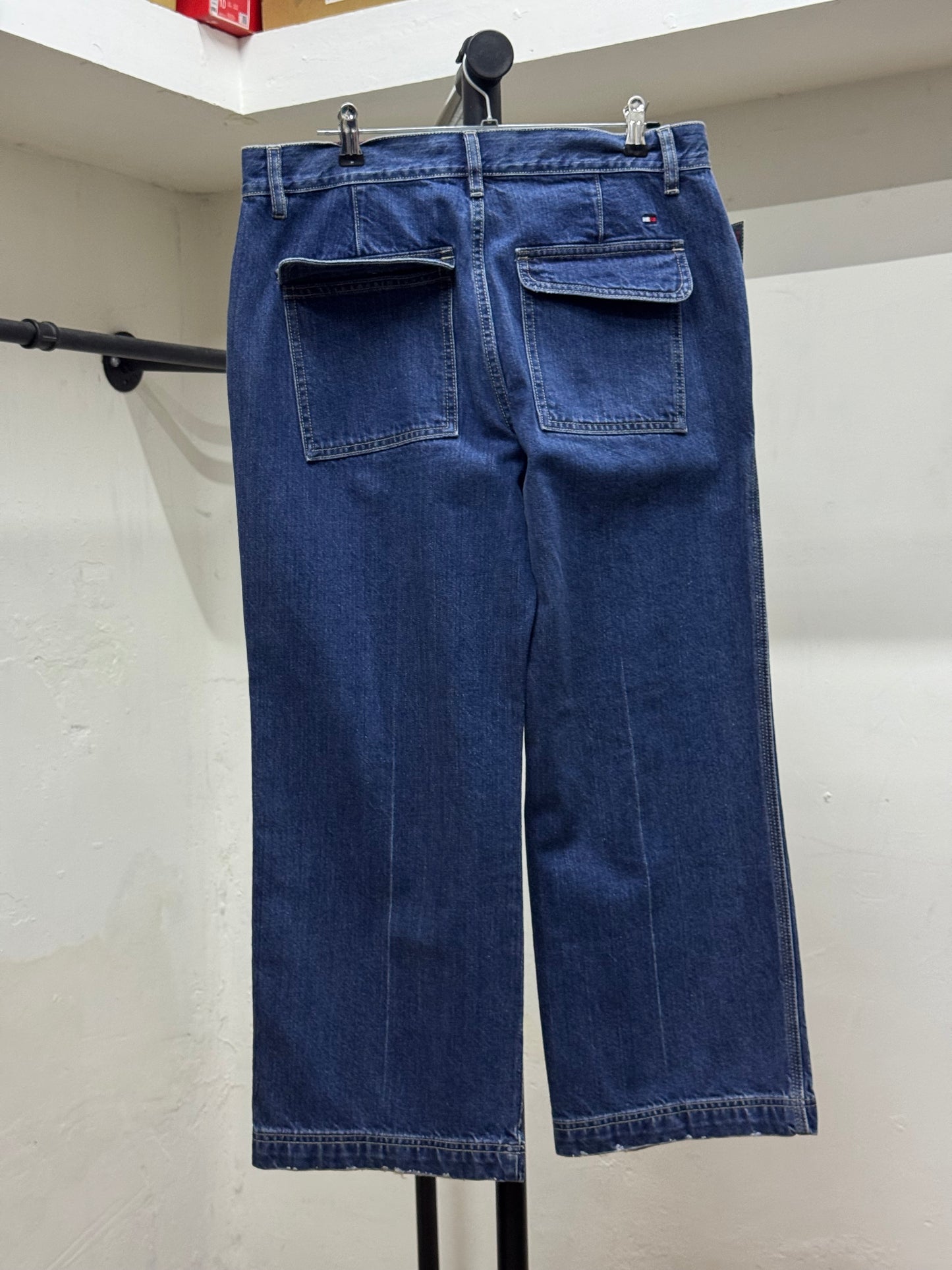 Tommy Hilfiger Wide Leg Blue Denim Jeans