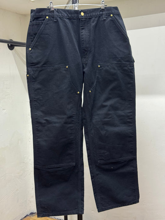 Carhartt Wide Leg Black Cargo Denim Jeans