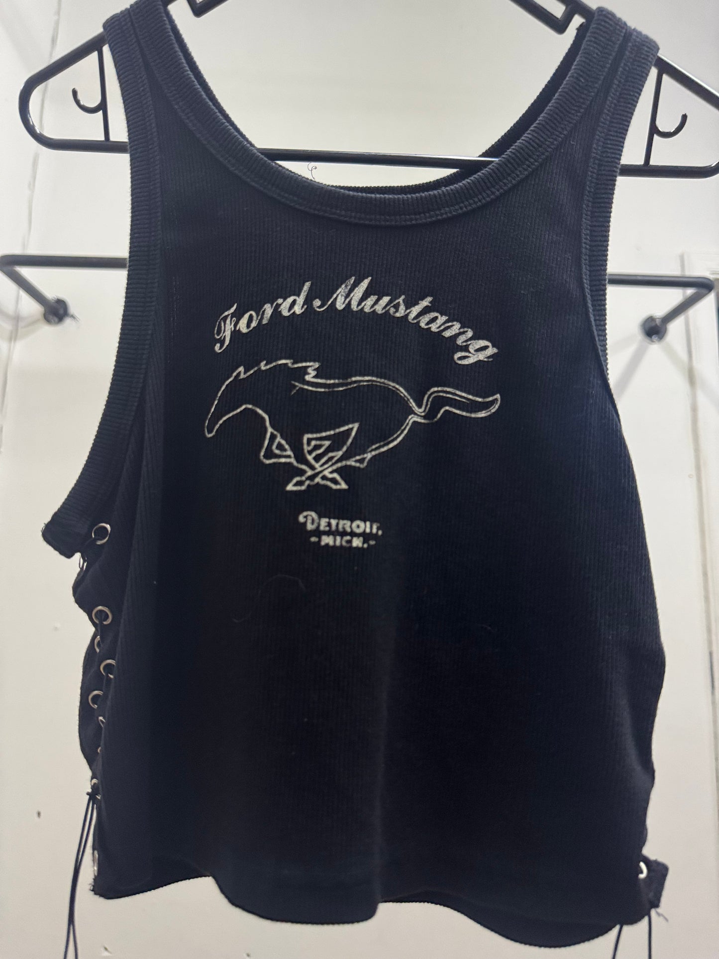 Forever 21 Ford Black Crop Top