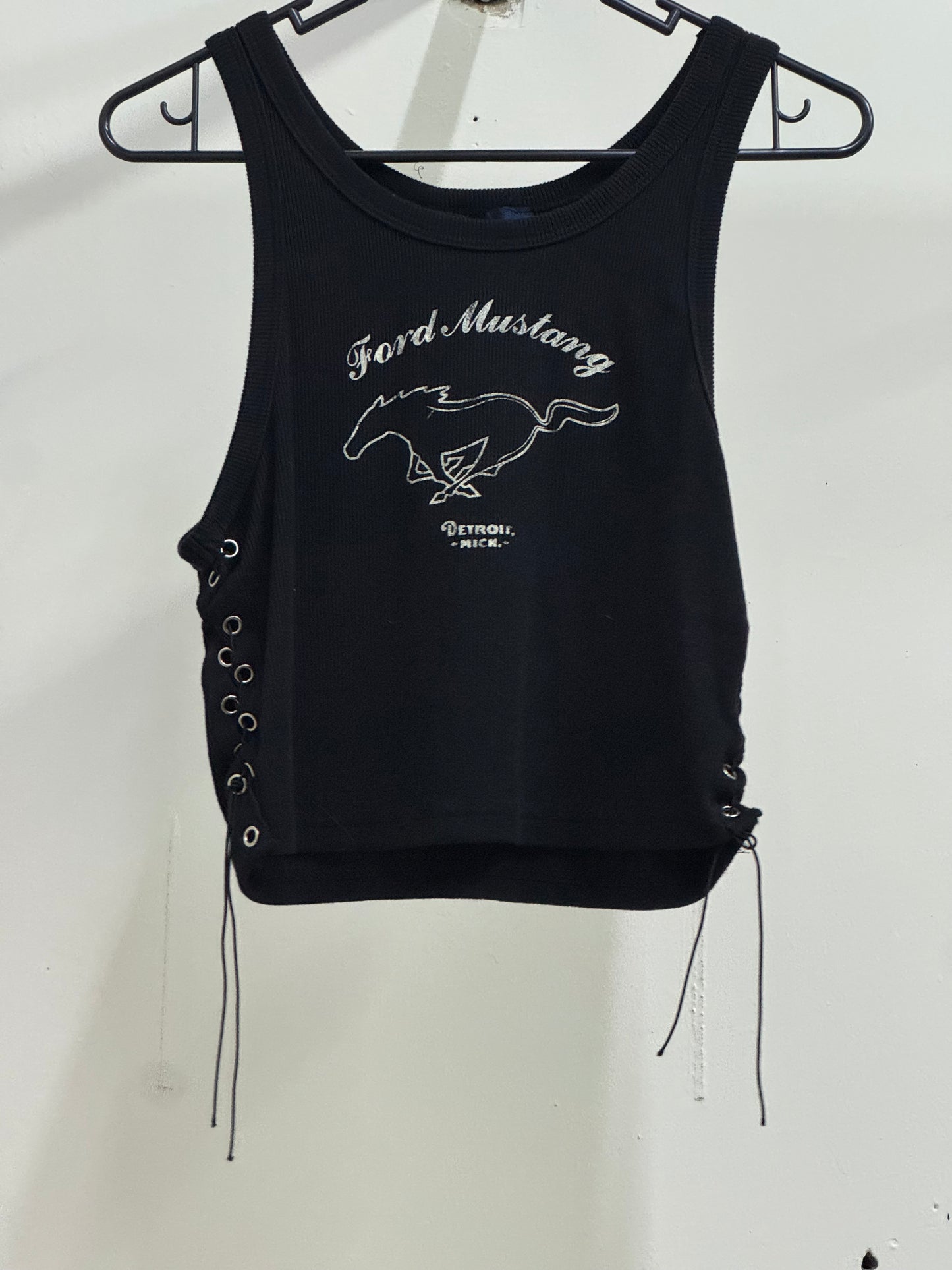 Forever 21 Ford Black Crop Top