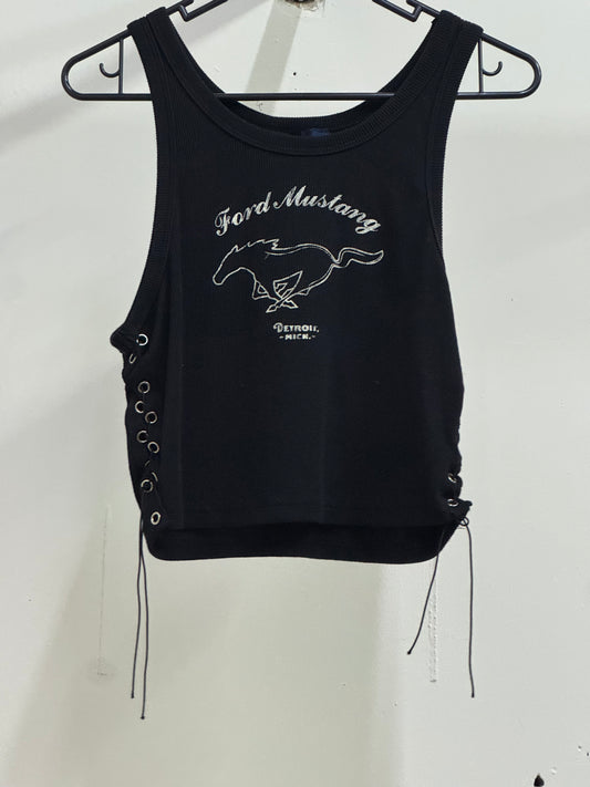 Forever 21 Ford Black Crop Top
