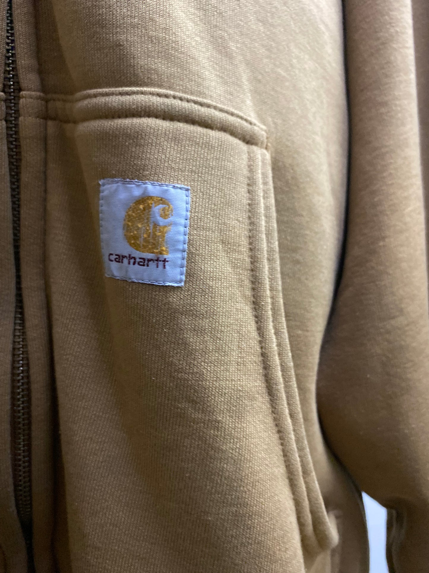 Carhartt Zip-Up Brown Hoodie
