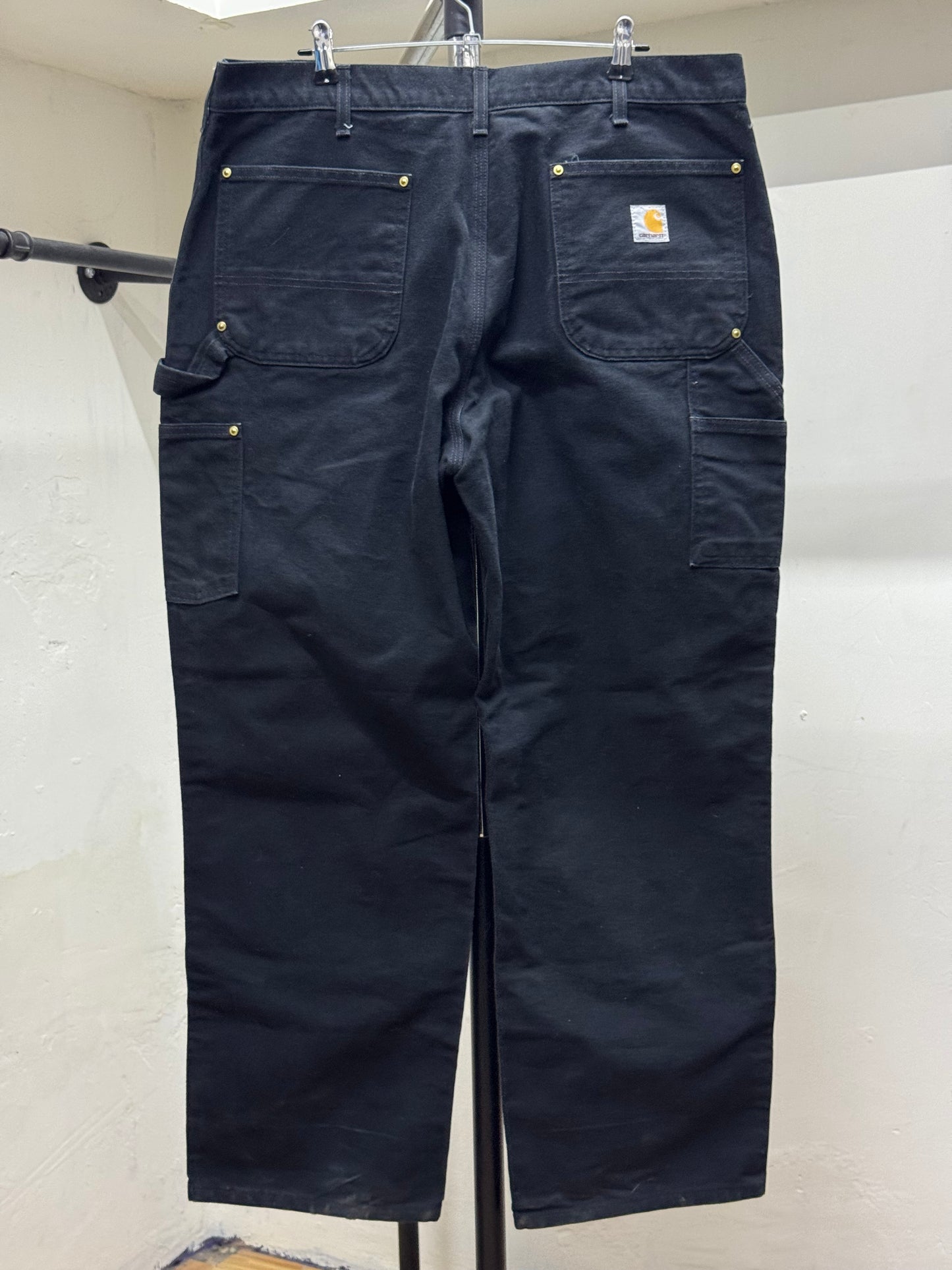 Carhartt Wide Leg Black Cargo Denim Jeans