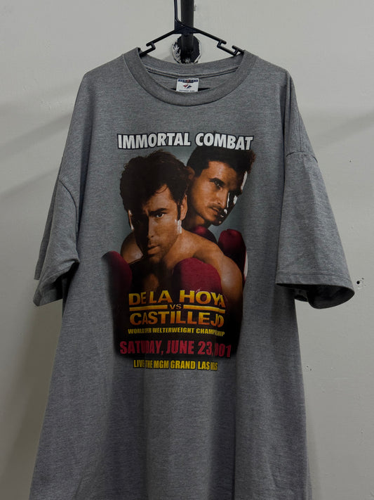 Immortal Combat De la Hoya vs Castillejo Gray Tee