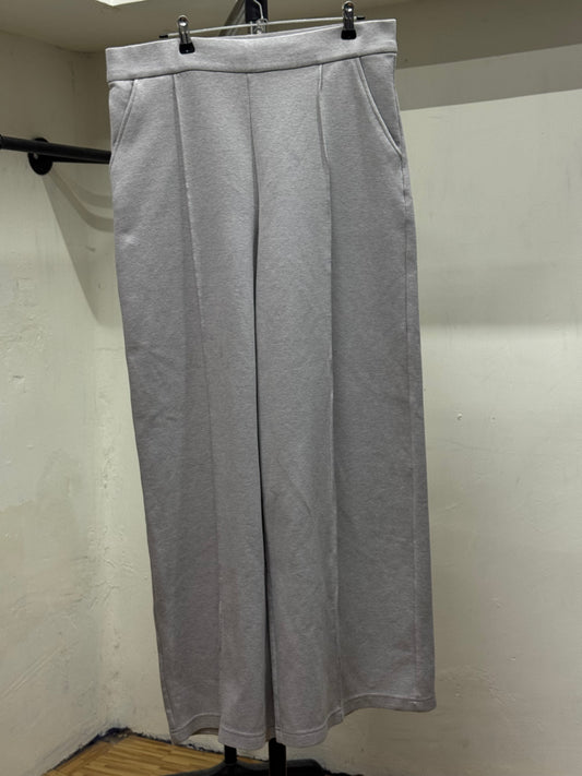 Lee Wide Leg Light Gray Sweatpants