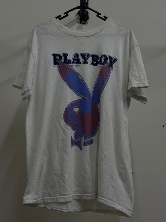 Playboy Big Logo White Tee