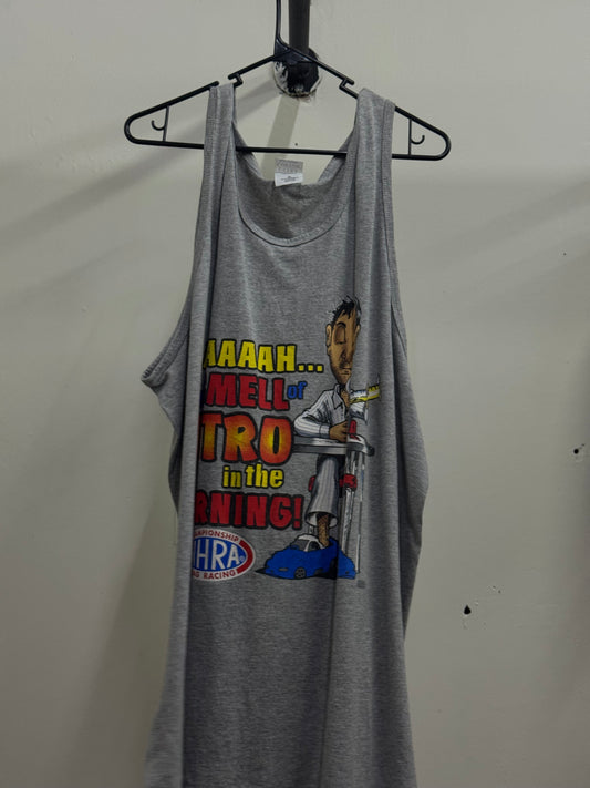 Championshir Drag Racing Light Gray Graphic Tank Top