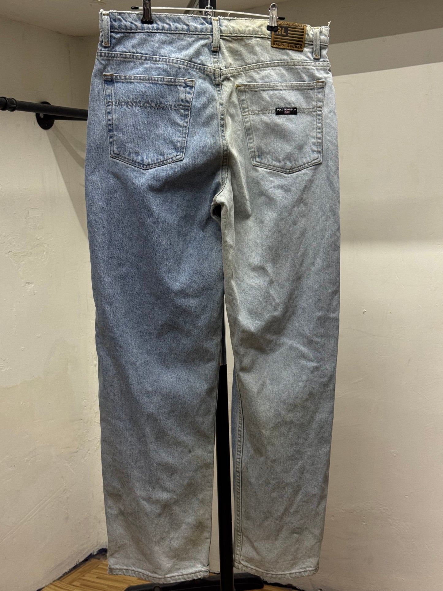 Polo Ralph Lauren Light Blue Bi Color Denim Jeans