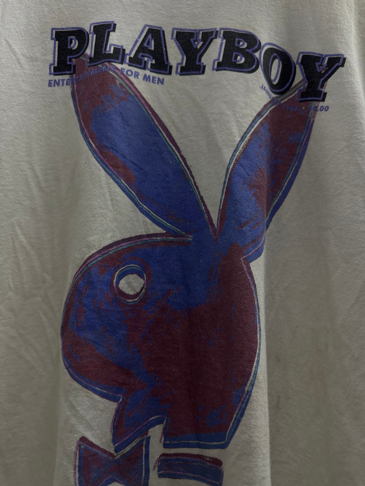 Playboy Big Logo White Tee