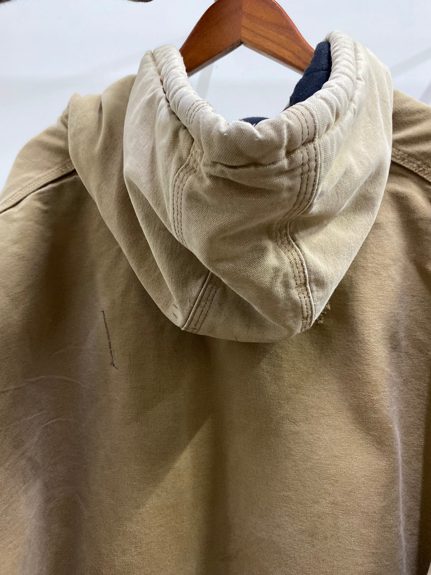 Carhartt Zip-Up Khaki Hoodie