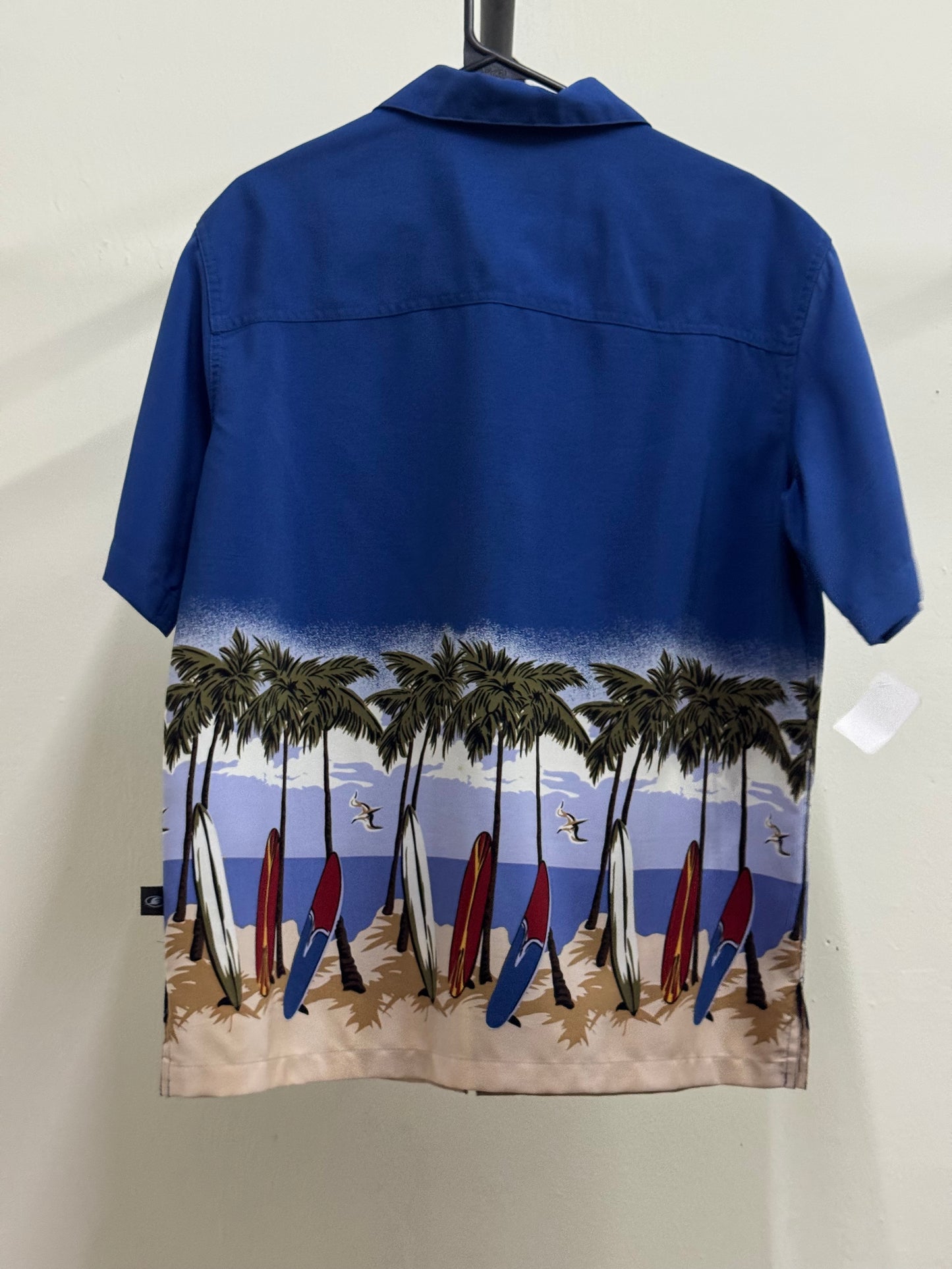First Wave Class Club Button-Up Blue Shirt