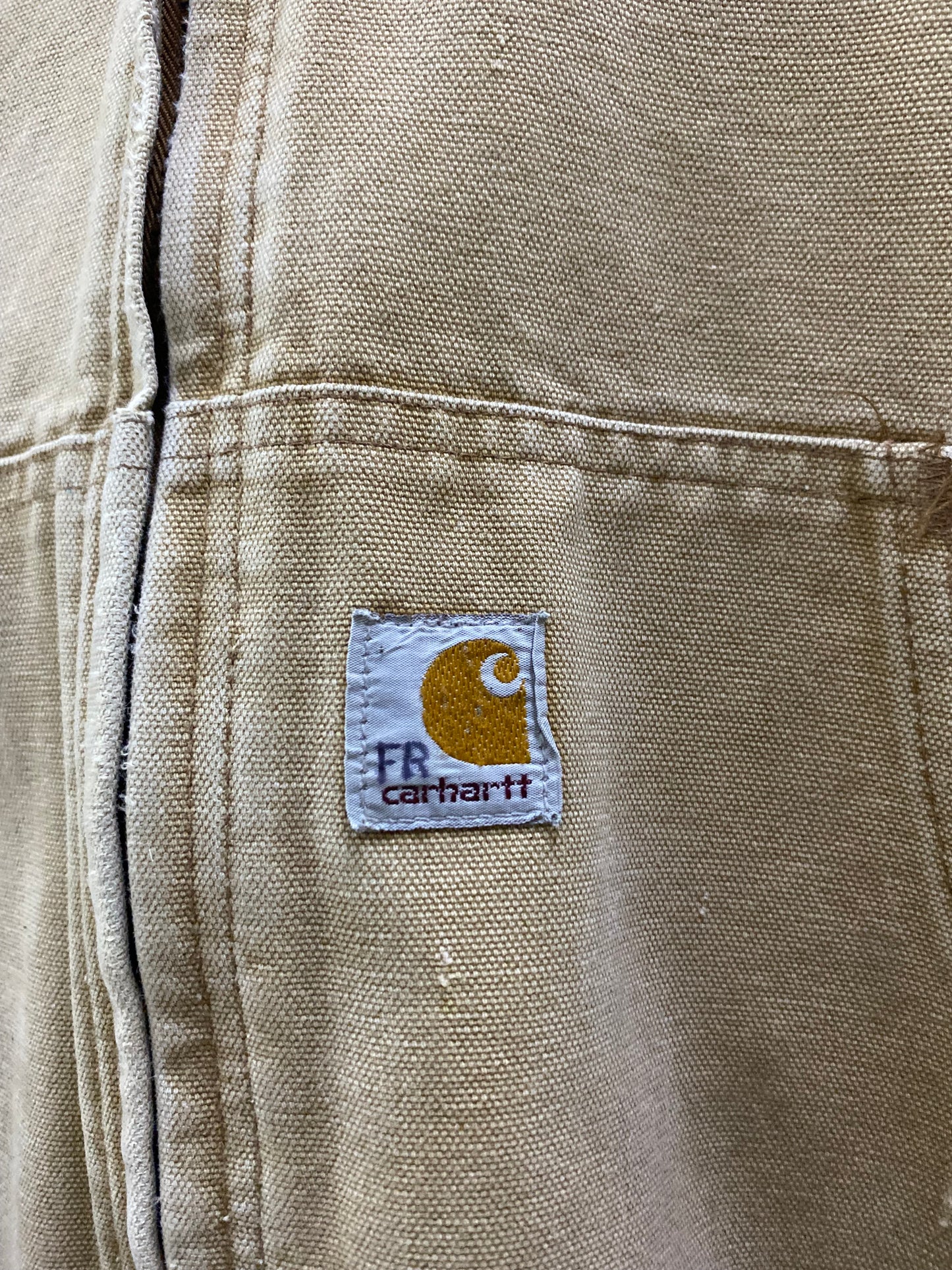 Carhartt Zip-Up Khaki Hoodie