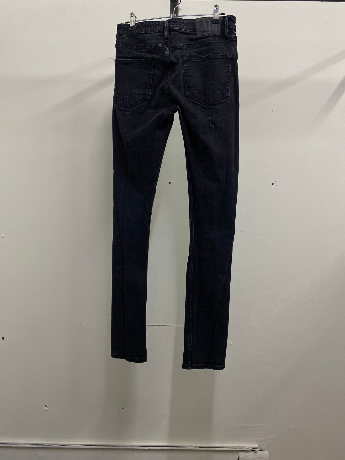 All Saints Ripped Black Denim Jeans