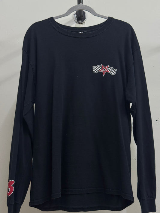 Thrasher Long Sleeve Black Shirt