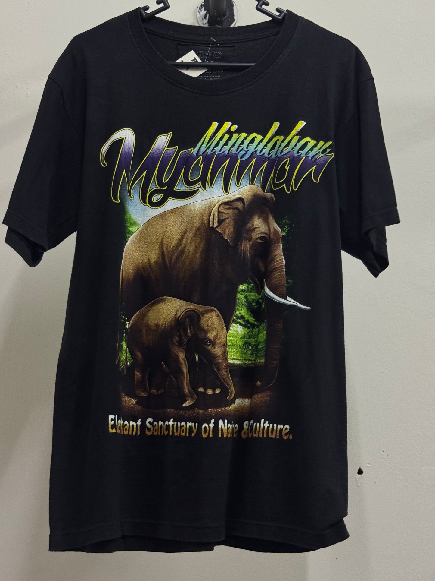 GMS Elephants Black Tee