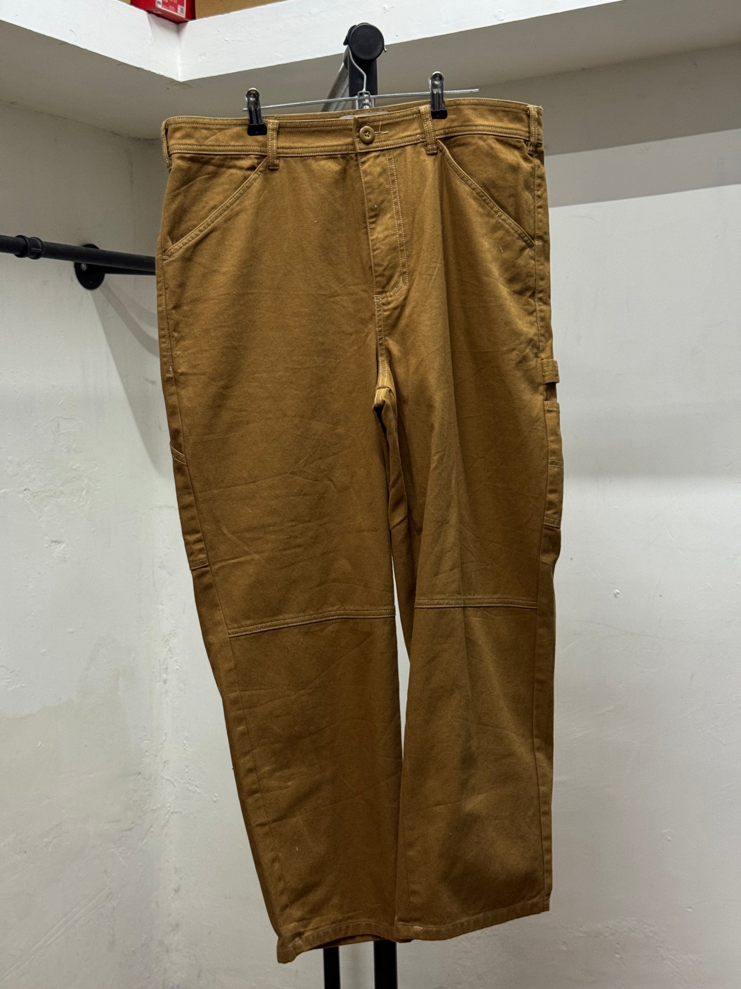 Everlane Bright Brown Cargo Jeans
