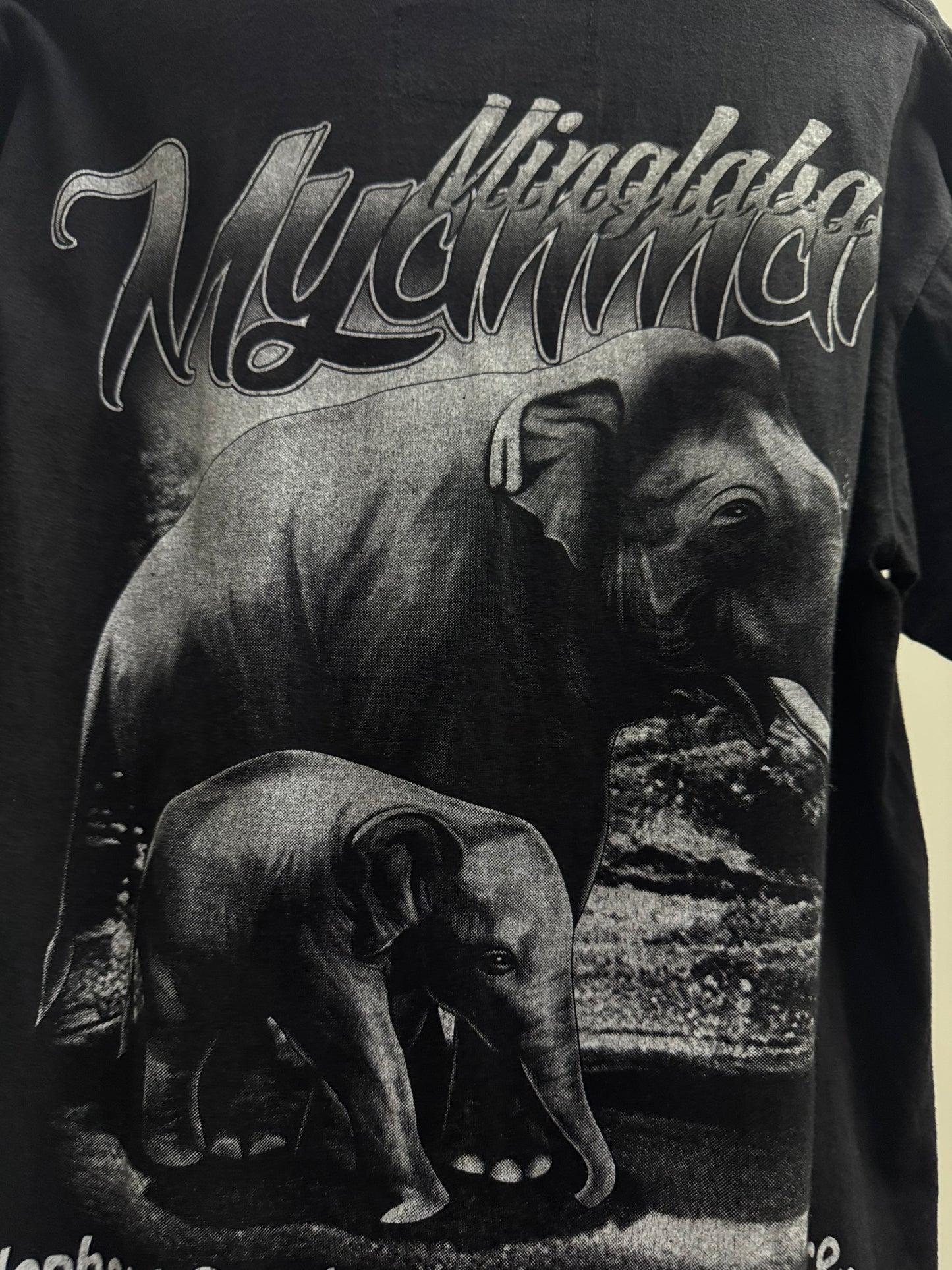 GMS Elephants Black Tee