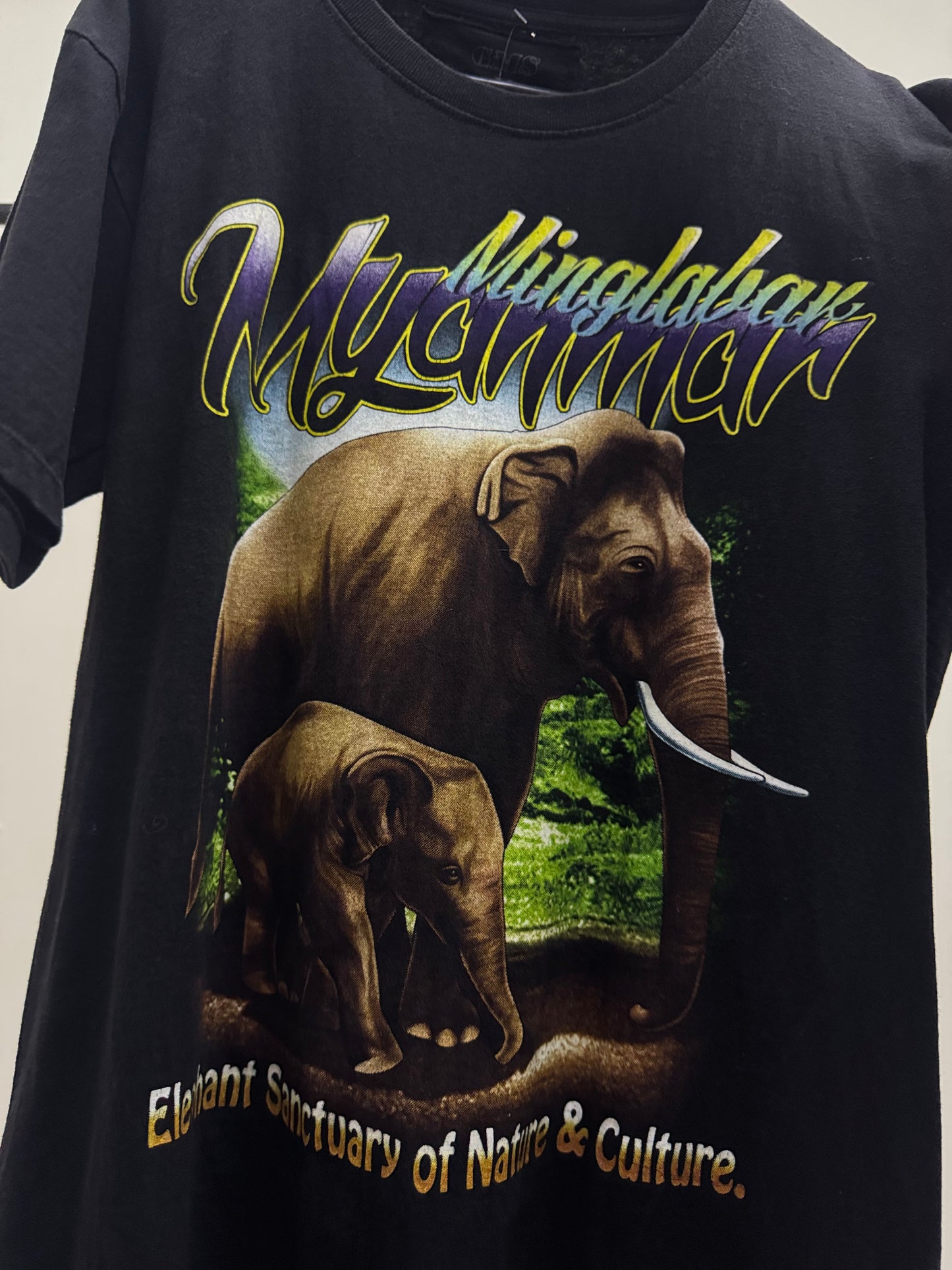 GMS Elephants Black Tee