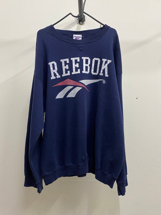 Vintage Reebok Dark Blue Sweater