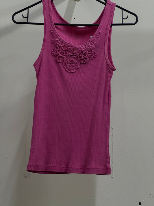 Reworked Bright Pink Tank Top