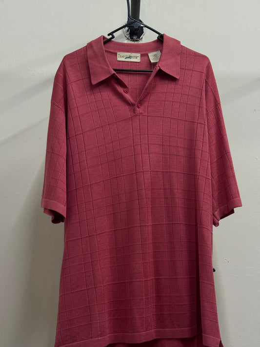 Travel Smith Coral Pink Shirt