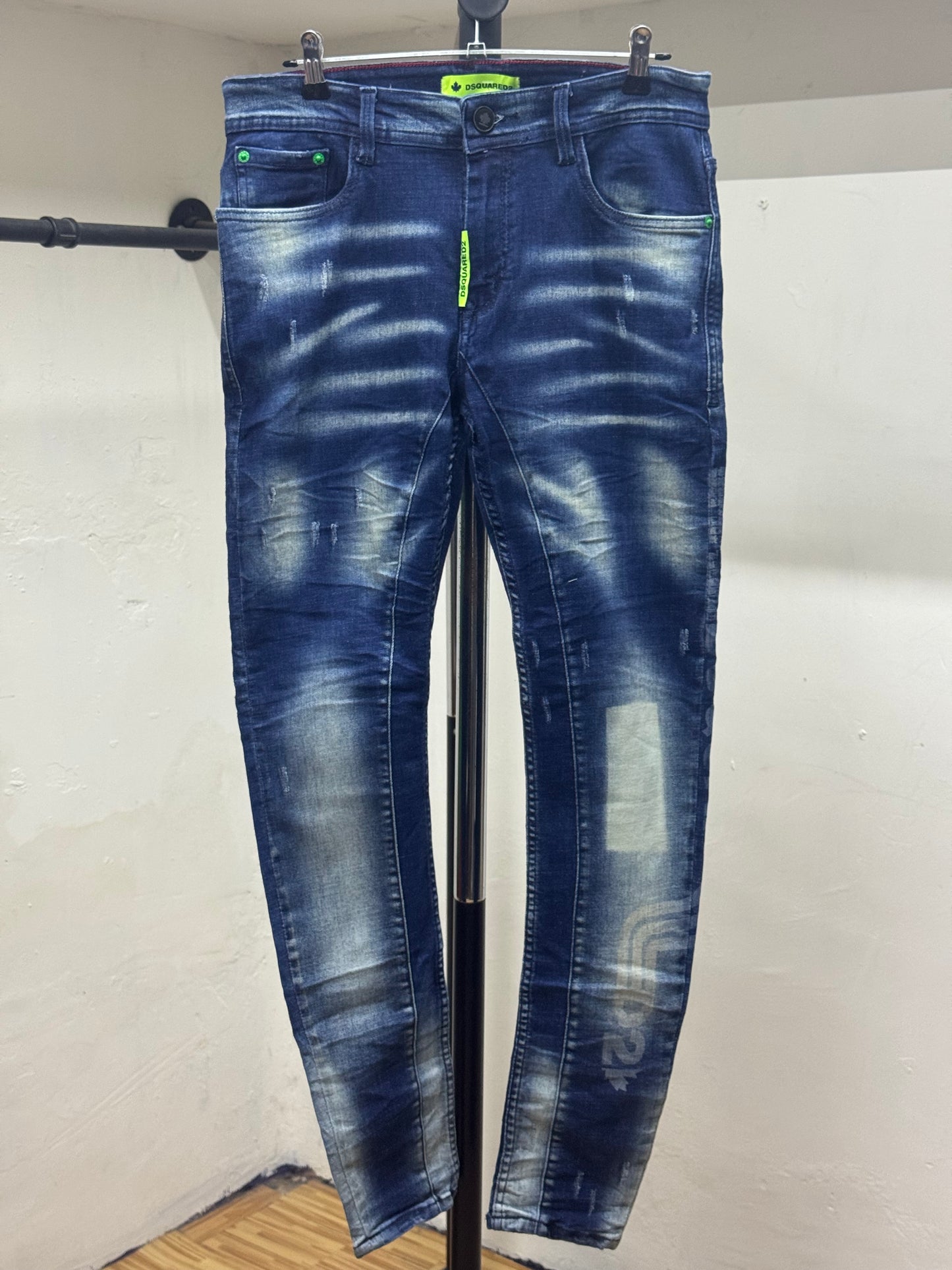 DSQUARED2 Deep Blue Denim Skinny Jeans