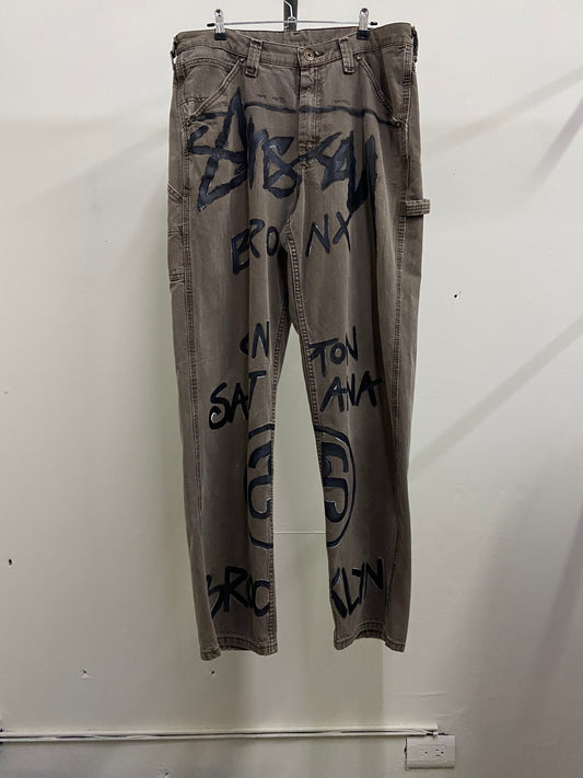 Lee Dungarees Light Brown Jeans