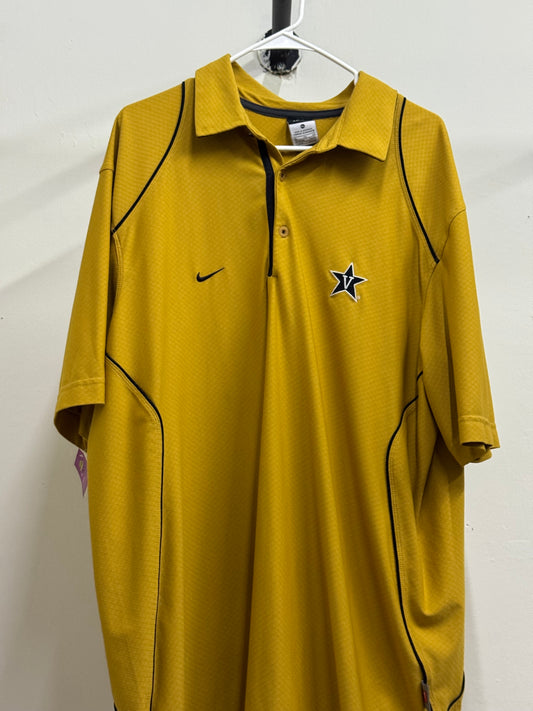 Nike Dri-Fit Vanderbilt Mustard Yellow Shirt