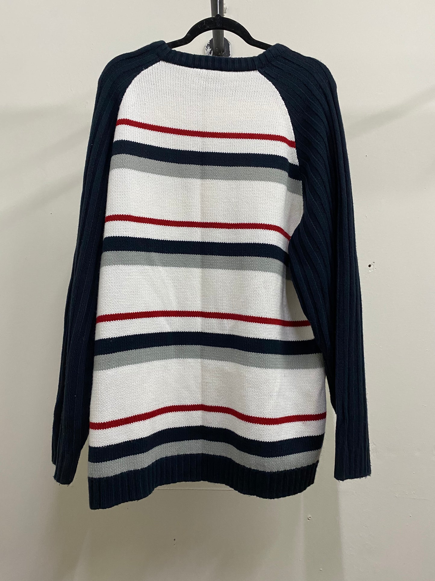 South Pole Stripes White & Black Sweater